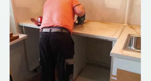 Сборка кухонного гарнитура. Жостово